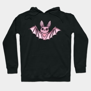 Cute Pink Bat Hoodie